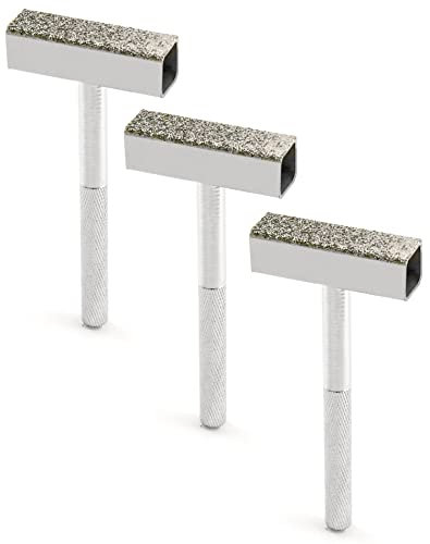 SZTVECFW 3 PCS Schleifrad-Abrichter, Diamant-Schleifstein-Abrichter, Rutschfester Griff, 45 x 10 mm Kopf(45 x 10 mm)