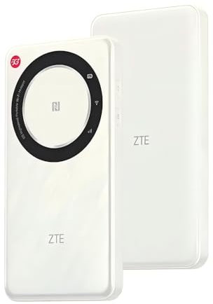 ZTE 5G Pocket WiFi U30 Air 4500mAh Type-C 867Mbps 2.4/5GHz Dual Band Portable Hotspot 5G 4G LTE SIM Router Mobile - Bianco