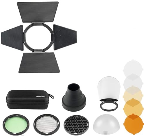 Godox AK-R1 Zubehör-Set für GODOX V1, V1Pro, V100, V1mid, AD100Pro, V1U, V1ProU und V100U Rundkopfblitze