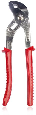 10”/250mm Water Pump Pliers – Polished Heads, Grooved Channels, Non-Slip Heavy Duty Handles, Quick Change Adjustable Plier for Plumbing, Pipes, Nuts, Bolts & DIY Maintenance Tasks