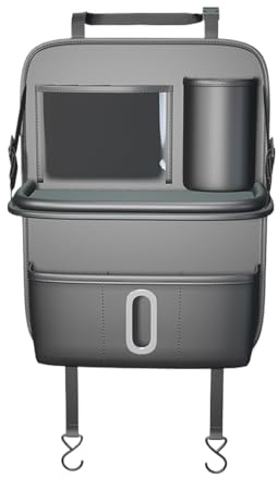 Organizador de viaje - organizador portátil para asiento trasero | organizador para asiento de coche | organizadores para el asiento trasero del coche | de almacenamiento para bandeja |