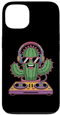 Cactus avec Casque Et Platines Plant DJ Soleil Coque pour iPhone 13