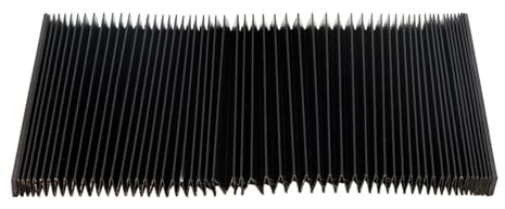 CNC Machine Accordion dust Cover Dust Proof Cloth Dust Cover Bellows for CNC Machine Streched Length 1000mm Fold Width 15mm Customize Available(400mm)