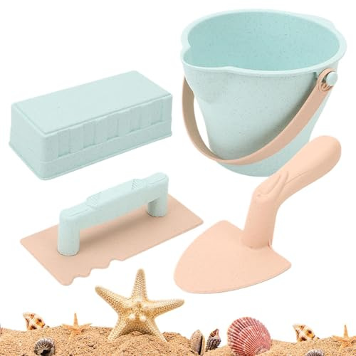 Yaztauho Kindersandspielzeug - Eiscremeformen, Eimer, Kelle - -Baukasten - ab 3 Jahren im Hinterhof, im Garten, auf dem Spielplatz, am sowie am Seeufer