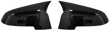 Auto Spiegelkappen Für 5 6 7 Serie F10 F11 F18 F07 F12 F13 F06 F01 F02 LCI Carbon Look Schwarz Auto Rück Seite Spiegel Abdeckung Kappen SeitenspiegelAbdeckungen(ABS Black)