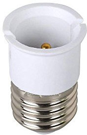 Lyyt | Lamp Socket Converter | E27 to B22 Fitting | Edison to Bayonet Adapter | Light Bulb Socket Converter | Lamp Bulb Adapter for LED, Halogen, CFL | UK Standard