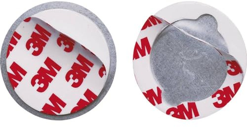 Smartwares Magenthalter für Rauchmelder/Magnetbefestigungsset für Mini Rauchmelder, RMAG3, 5 cm Durchmesser(1er Set)