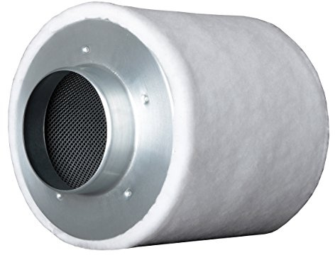 Prima Klima ECO Line (160-m³ - 240-m³ 100-mm Flansch AKF Aktivkohle-Filter Luft-Filter Geruchsfilter Abluft-Filter Grow Filter für Rohrventilatoren vers. Größen inkl. Cultivalley Anzucht-Dünger