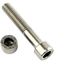 2 Stück Zylinderschraube DIN 912 - M 16 x 70 - Edelstahl A2