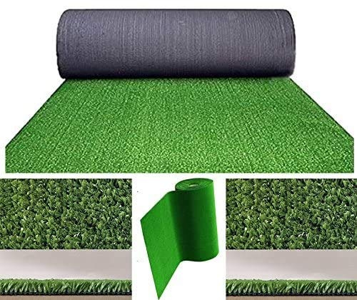 Totò Piccinni Prato Sintetico 7mm Manto erboso Finta Erba Giardino Tappeto Varie Misure Disponibili (1x10 Metri)