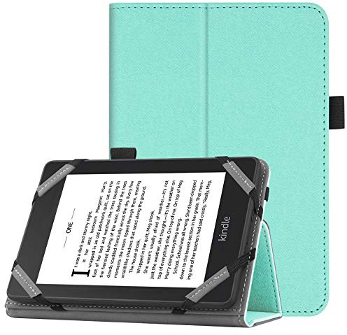 VOVIPO Coque de Protection Universel pour Kindle Paperwhite Kobo Liseuse 6 Pouces, étui Folio Compatible avec la liseuse Sony/Kobo/Tolino/Pocketbook/Kindle 6 Pouces-Mint