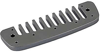 ibasenice Metal Harmonica Comb Frets for Music Lovers Diy Metal Harmonica Comb Part for Playing