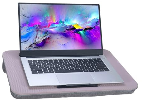 Baoee Knietablett, passend für bis zu 39,6 cm, Grau / Violett