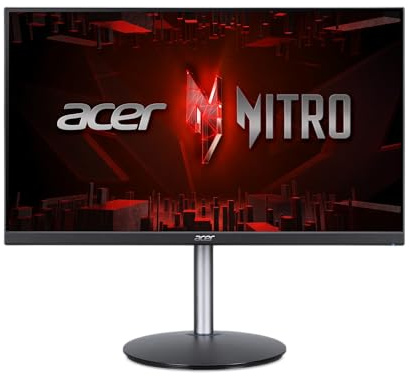 Acer Nitro XFA243Y M3bmiiprx 60.5 cm (23 pulgadas) Full HD PC IPS Gaming Monitor AMD FreeSync Premium 180Hz hasta 0.5ms Altavoz sRGB 99% ErgoStand VESA Cumple con el montaje 1 x DP 1.2 y 2 x HDMI 2.0