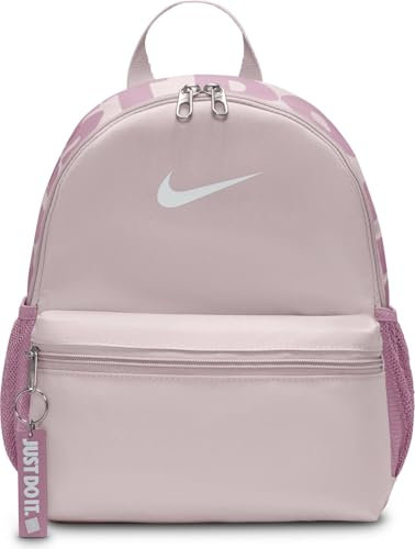 Nike Kids Brsla Jdi Mini Backpack, Platinum Violet/Plum Dust/Whit, One Size