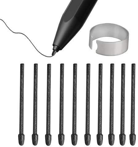 10x Originale Ersatzspitzen für Remarkable 1/2 Marker & Marker Plus, Felt | Originale Felt Dämpfungssensor, Präzise Linien für Skizzen & Zeichnungen, Papierähnliches Schreibgefühl, Verschleißfest