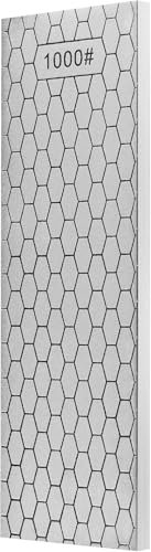 SATC Diamond Sharpening Stone 2 Side Grit 600/1000 Diamond Plate Honing Stone Sharpening Stone for Kitchen Knives, Outdoor Tools and Small Tools (198×70mm/ 7.8 ×2.75 Inch)