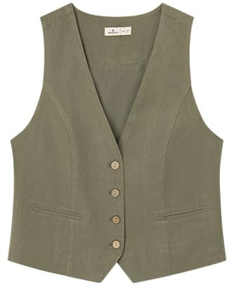 SPRINGFIELD 9. Gym. Gilet en lin pour femme