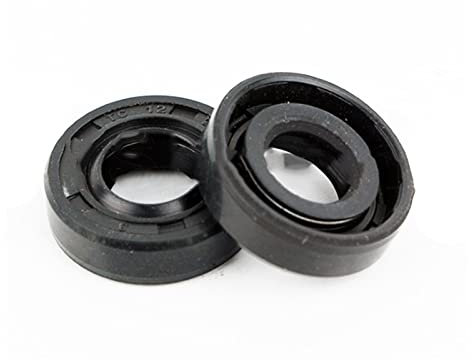 Deckel des Wellendichtrings Doppellippe, 2PCS TC Öl Dichtung Skelett Feder Stahl 32x45x7 34x47x7 35x47x7 35x48x8 35x50x10 35x50x7 35x52x10mm Schwarz Nitril NBR Dichtung dichtung lippe(35x48x8)