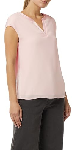 Comma Blusenshirt mit Satinblende