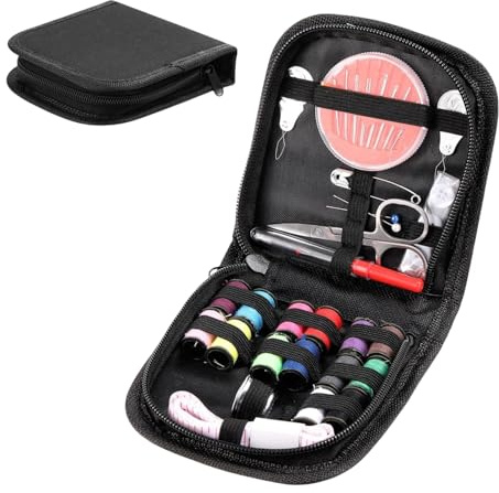 Heanvmyss Kit Couture,Kit Couture Complet avec Boîte,Kit de Couture Professionnel,Kit Couture Machine a Coudre,Couture Accessoires Set pour Maison,Voyage,Urgence,Débutants,DIY