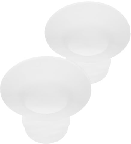 ARTSEWPLY 2 pièces Insert Bride Pompe Silicone à Adaptable Portable et Lavable Coussinet Souple pour Pompe Lait Maternel Manuelle Accessoires Confortables pour Mamans Allaitantes