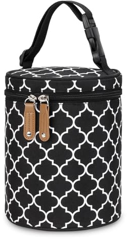 Borsa frigo per latte materno – Grande portabottiglie termica contenitore per latte riutilizzabile | Borsa impermeabile per conservare freschezza, design da appendere al passeggino per l'uso