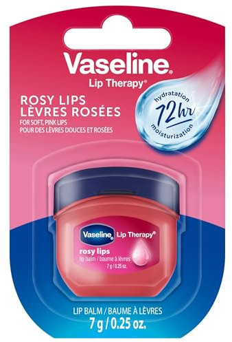 Vaseline Lip Therapy Rosy Lips 7g Tub Rosy Tint, Packaging May Vary