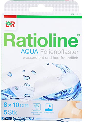 RATIOLINE aqua Duschpflaster 8x10 cm 5 St