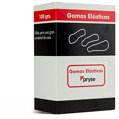 Pryse 1620012 - Gomas elásticas, caja de 100 g, Nº12