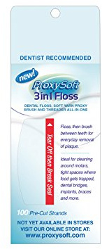 3er Pack Thornton Proxysoft 3 in1 Floss Zahnseide 100 Stück (3x 100 Stück)