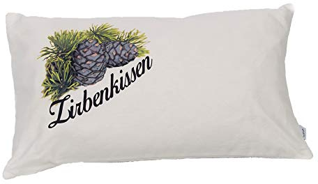 myZirbe Zirbenkissen Zirbe 30x50 cm befüllt mit Zirbenspänen aus Zirbenholz