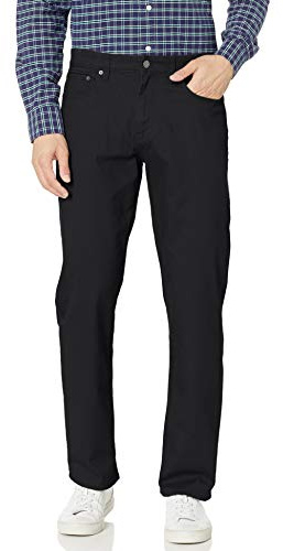 Amazon Essentials Pantaloni in Twill Elasticizzati con 5 Tasche e vestibilità Sportiva (Disponibile nelle Taglie Big & Tall) Uomo