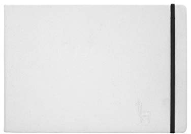 ETCHR Skizzenbuch zum Zeichnen und Malen, Aquarell, 1Stück - A4-100% Baumwolle Kaltpressen Texturiert Vegan-freundliche Multimedia-Skizzenbücher 52 Seiten，Querformat