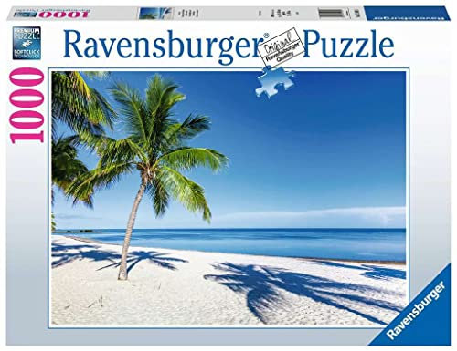 Ravensburger Puzzle, Puzzle 1000 Pezzi, Spiaggia, Puzzle Mare, Puzzle Adulti, Puzzle Ravensburger - Stampa di Alta Qualità