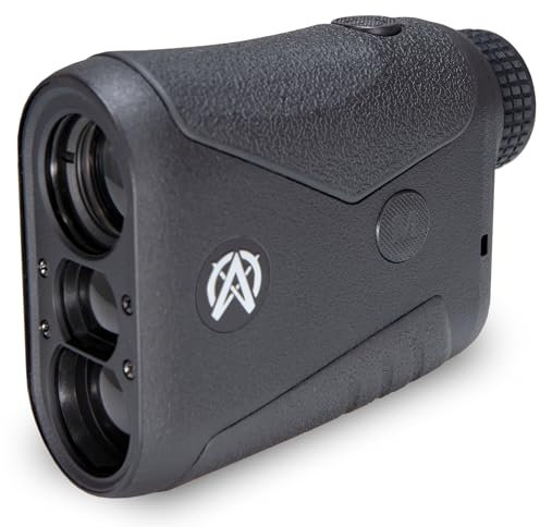 Astra Optix Telémetro láser HTX1600 de 6 x 21 de 1760 yardas para caza, tiro y golf con pantalla LCD HD brillante rápida de 0,25 segundos y preciso +/-1 yarda