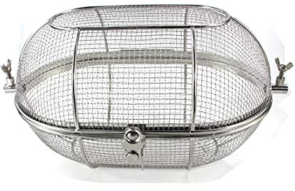 YNNI KAMADO Stainless Steel Rotisserie Grill Basket Accessory set for all TQKJZ TQRGB