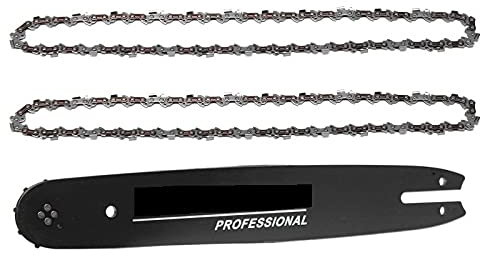 LED LEDS LAMA E BARRA PER MOTOSEGA 35 CM, CATENA MOTO SEGA IN OMAGGIO