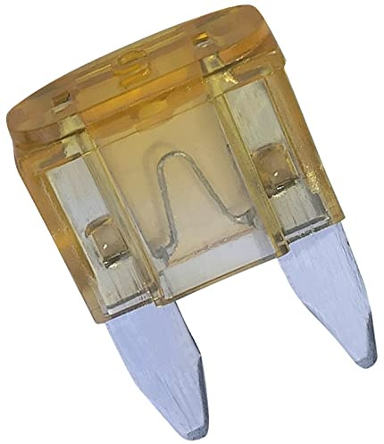 AERZETIX – C53692 - Lot de 10 fusibles enfichables petits 11.9 mm plats - 5A - couleur : orange - auto voiture/véhicule