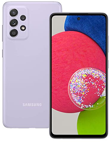 Samsung Galaxy A52s 5G, 6.5-inch, 128GB Dual-Sim, Violet (Renewed)