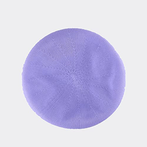 QBQZXAOSOWH Barett Cap Flache Kappe Mode Atmungsaktiver Hut Damen Baumwolle Leinen Solide Bonbonfarbe Baskenmütze Französischer Künstler Gestrickte Baskenmütze 56-58Cm 4