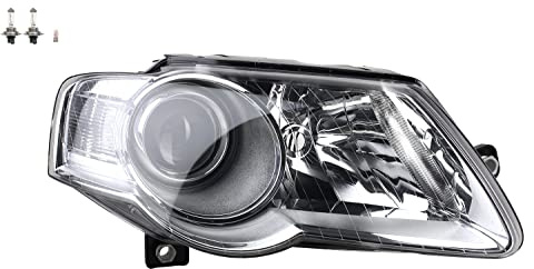 Johns, Scheinwerfer Halogen passend für VW Passat 05 3C 03/05-10/11 Rechts Leuchtmittel