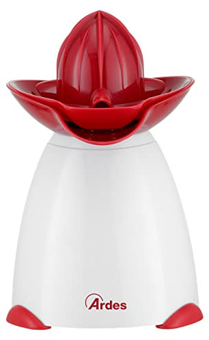 ARDES - ARSPRE01 SANCHO Spremiagrumi Elettrico a Pressione - Spremi Agrumi Elettronico con Doppio Senso Spremitura Automatico - Spremi Agrumi Ideale per Spremuta Arance Melograno