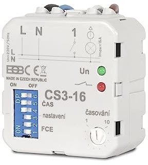 Zeitschalter CS3-16 Multifunktions Nachlaufrelais Unterputz