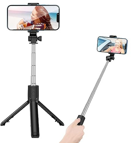 Luckxing Selfie Stick Tripod,Wireless Selfie Stick - Photo 360° Rotation, Multi-mode Camera, Aluminum Alloy, Retractable, And Cell Phone Selfie Stick For Smartphone