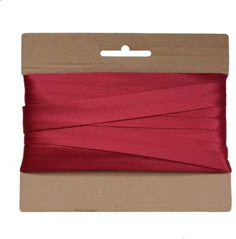 20m Schrägband Satin 20mm gefalzt Kantenband Einfassband 29 Farben wählbar