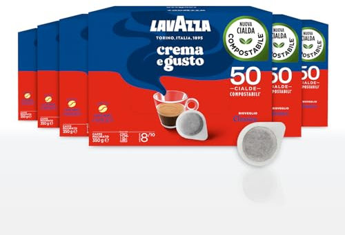 Lavazza Cialde in Carta, Crema&Gusto Classico, 300 Cialde