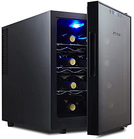 XNYXLPP 12 Bottle Fridges Wine Fridges Refrigerator Countertop Coolers Built-in or Freestanding External Touch Screen Designs
