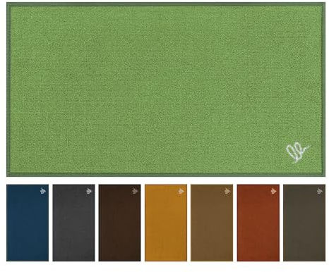 OLIVO.shop | SMART Tappeto cucina moderno multiuso, tappeto cucina antiscivolo lavabile, passatoia corridoio antiscivolo, vari colori e misure (50x130 cm, VERDE SALVIA)