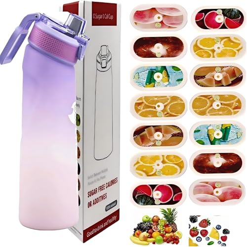 700 ml sportvattenflaska med kapslar i 14 smaker. Tritanmaterialet är temperaturtolerant och erbjuder naturlig fruktsmak
